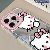 Hello Kitty Stripe Mirror Phone Case